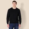 imageAmazon Essentials Mens LongSleeve Crewneck Sweater 100 Cotton Big ampamp Tall Options AvailableBlack
