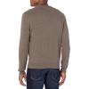 imageAmazon Essentials Mens LongSleeve Crewneck Sweater 100 Cotton Big ampamp Tall Options AvailableBrown Heather