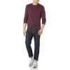 imageAmazon Essentials Mens LongSleeve Crewneck Sweater 100 Cotton Big ampamp Tall Options AvailableBurgundy