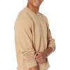 imageAmazon Essentials Mens LongSleeve Crewneck Sweater 100 Cotton Big ampamp Tall Options AvailableCamel Heather
