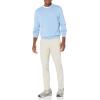 imageAmazon Essentials Mens LongSleeve Crewneck Sweater 100 Cotton Big ampamp Tall Options AvailableLight Blue Heather