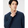 imageAmazon Essentials Mens LongSleeve Crewneck Sweater 100 Cotton Big ampamp Tall Options AvailableNavy