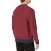 imageAmazon Essentials Mens LongSleeve Crewneck Sweater 100 Cotton Big ampamp Tall Options AvailableNavy Red Mini Stripe