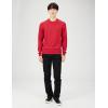 imageAmazon Essentials Mens LongSleeve Crewneck Sweater 100 Cotton Big ampamp Tall Options AvailableRed