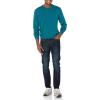 imageAmazon Essentials Mens LongSleeve Crewneck Sweater 100 Cotton Big ampamp Tall Options AvailableTeal Blue Heather