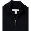 imageAmazon Essentials Mens LongSleeve Soft Touch QuarterZip SweaterBlack