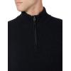 imageAmazon Essentials Mens LongSleeve Soft Touch QuarterZip SweaterBlack