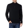 imageAmazon Essentials Mens LongSleeve Soft Touch QuarterZip SweaterBlack