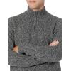 imageAmazon Essentials Mens LongSleeve Soft Touch QuarterZip SweaterCharcoal Marl
