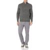 imageAmazon Essentials Mens LongSleeve Soft Touch QuarterZip SweaterCharcoal Marl