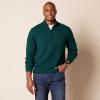 imageAmazon Essentials Mens LongSleeve Soft Touch QuarterZip SweaterForest Green