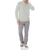 imageAmazon Essentials Mens LongSleeve Soft Touch QuarterZip SweaterLight Grey