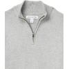 imageAmazon Essentials Mens LongSleeve Soft Touch QuarterZip SweaterLight Grey