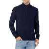 imageAmazon Essentials Mens LongSleeve Soft Touch QuarterZip SweaterNavy