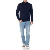 imageAmazon Essentials Mens LongSleeve Soft Touch QuarterZip SweaterNavy