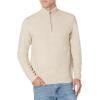 imageAmazon Essentials Mens LongSleeve Soft Touch QuarterZip SweaterOffwhite