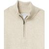 imageAmazon Essentials Mens LongSleeve Soft Touch QuarterZip SweaterOffwhite