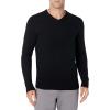 imageAmazon Essentials Mens LongSleeve Soft Touch VNeck SweaterBlack