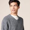 imageAmazon Essentials Mens LongSleeve Soft Touch VNeck SweaterCharcoal Marl