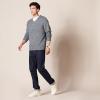 imageAmazon Essentials Mens LongSleeve Soft Touch VNeck SweaterCharcoal Marl