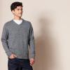 imageAmazon Essentials Mens LongSleeve Soft Touch VNeck SweaterCharcoal Marl