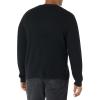 imageAmazon Essentials Mens LongSleeve Soft Touch Waffle Stitch Crewneck SweaterBlack