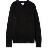 imageAmazon Essentials Mens LongSleeve Soft Touch Waffle Stitch Crewneck SweaterBlack