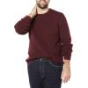 imageAmazon Essentials Mens LongSleeve Soft Touch Waffle Stitch Crewneck SweaterBurgundy