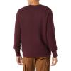 imageAmazon Essentials Mens LongSleeve Soft Touch Waffle Stitch Crewneck SweaterBurgundy