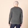 imageAmazon Essentials Mens LongSleeve Soft Touch Waffle Stitch Crewneck SweaterCharcoal Heather