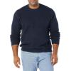 imageAmazon Essentials Mens LongSleeve Soft Touch Waffle Stitch Crewneck SweaterNavy