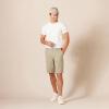 imageAmazon Essentials Mens SlimFit 11quot FlatFront Comfort Stretch Chino ShortTan