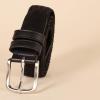 imageAmazon Essentials Mens Stretch Woven Braid BeltBlack