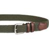 imageAmazon Essentials Mens Stretch Woven Braid BeltDark Olive