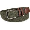 imageAmazon Essentials Mens Stretch Woven Braid BeltDark Olive