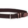 imageAmazon Essentials Mens Stretch Woven Braid BeltDeep Brown