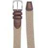 imageAmazon Essentials Mens Stretch Woven Braid BeltKhaki Brown