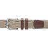 imageAmazon Essentials Mens Stretch Woven Braid BeltKhaki Brown