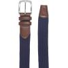 imageAmazon Essentials Mens Stretch Woven Braid BeltNavy