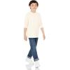 imageAmazon Essentials Unisex Kids and Toddlers LongSleeve Rib Cuff TShirt Pack of 2BlackIvory