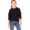 imageAmazon Essentials Unisex Kids and Toddlers LongSleeve Rib Cuff TShirt Pack of 2BlackIvory