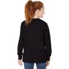 imageAmazon Essentials Unisex Kids and Toddlers LongSleeve Rib Cuff TShirt Pack of 2BlackIvory