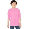 imageAmazon Essentials Unisex Kids and Toddlers LongSleeve Rib Cuff TShirt Pack of 2Cream JellyfishPink