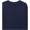 imageAmazon Essentials Unisex Kids and Toddlers LongSleeve Rib Cuff TShirt Pack of 2Dark NavyGrey Heather