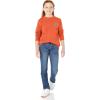 imageAmazon Essentials Unisex Kids and Toddlers LongSleeve Rib Cuff TShirt Pack of 2Light OrangeMelon Orange Snake