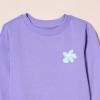 imageAmazon Essentials Unisex Kids and Toddlers LongSleeve Rib Cuff TShirt Pack of 2Light PurpleMint Green Flowers