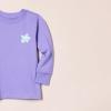 imageAmazon Essentials Unisex Kids and Toddlers LongSleeve Rib Cuff TShirt Pack of 2Light PurpleMint Green Flowers
