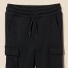 imageAmazon Essentials girls Long Sleeve TShirt and Pull on Pants SetBlackCool Cat