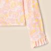 imageAmazon Essentials x Sofia Grainge Toddlers and Baby Girls 2Piece Long Sleeve Rashguard SetPink Ornate Paisley
