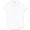 imageAmazon Essentials Girls Uniform Classic Fit ShortSleeve Oxford ShirtWhite